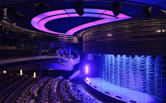 Three-tier Palladium theatre