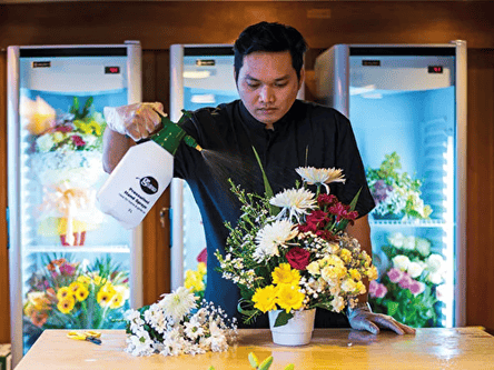 THE FLOWER SHOP